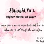 Straight line (English version)