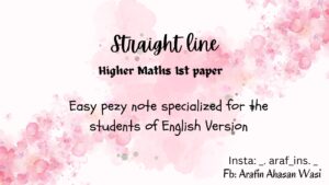 Straight line (English version)